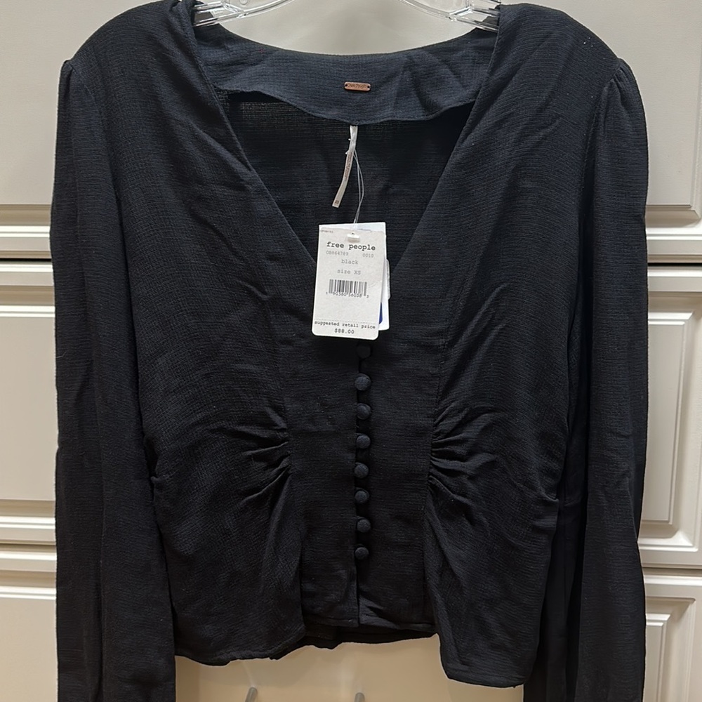 NWT Free People Maise Crop Top; Size XS - Picture 4 of 6